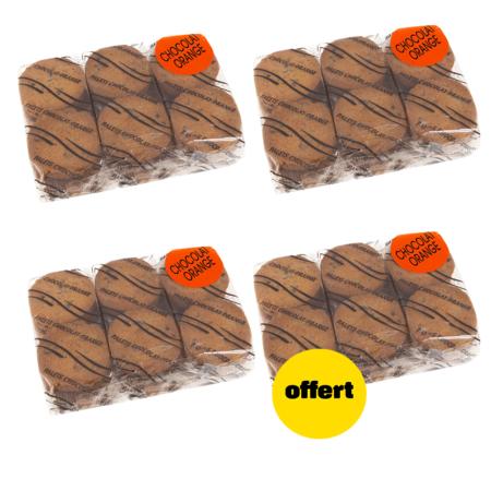 3 sachets palets chocolat orange 460G achetés, le 4ème OFFERT