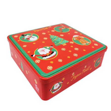 BOÎTE GALETTES & PALETS BRETONS 460g - Motif Illustration de Noël