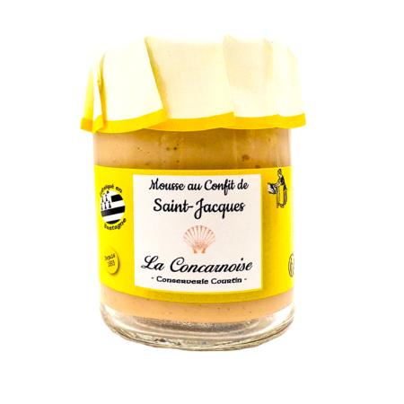 Verrine de mousse au confit de Saint-Jacques 80g