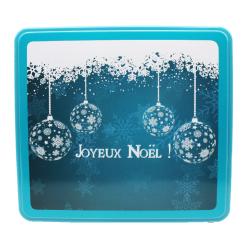 BOÎTE GALETTES & PALETS BRETONS 460g - Motif boule de Noël