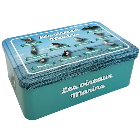 BOÎTE GALETTES BRETONNES 280g - Motif oiseaux marins