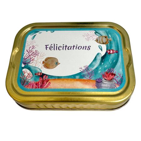 Sardines message "Félicitations" 115g