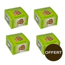 3 boîtes de crakou pistache achetées, la 4ème OFFERTE 