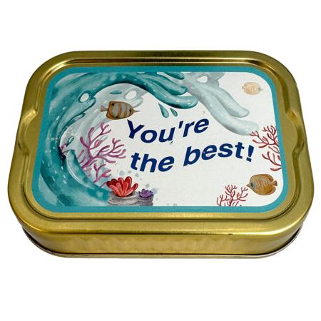 Sardines message "You're the best ! " 115g